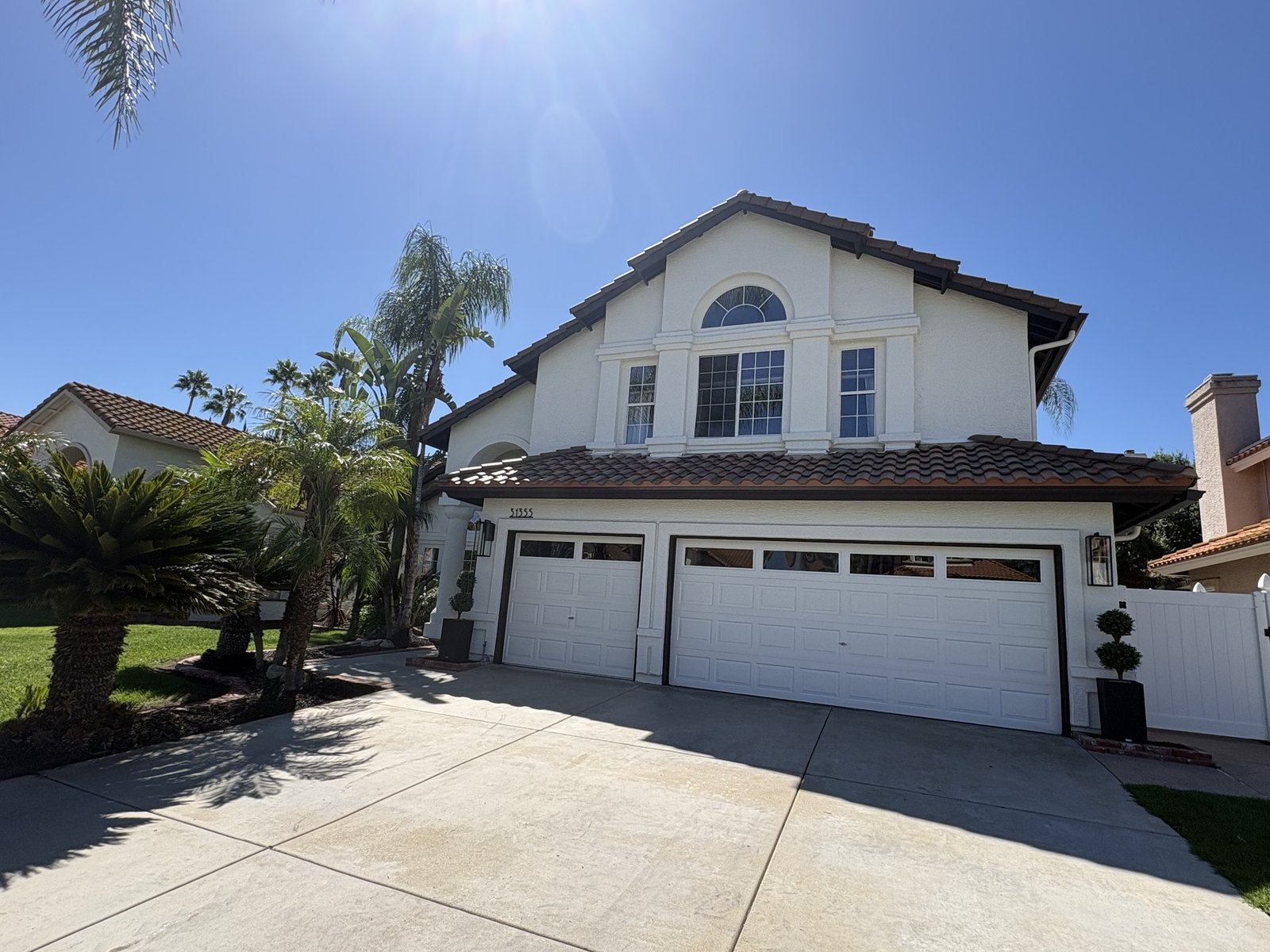 Temecula house exterior painting after